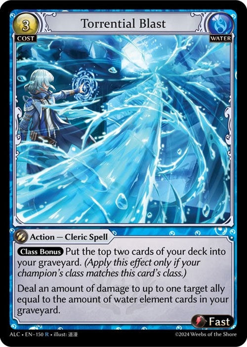 Image for Torrential Blast (Alchemical Revolution) (150) - Grand Archive TCG