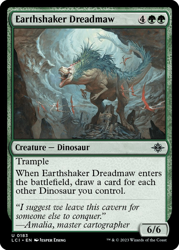 Image for Earthshaker Dreadmaw (The Lost Caverns of Ixalan) (183) - Magic: The Gathering