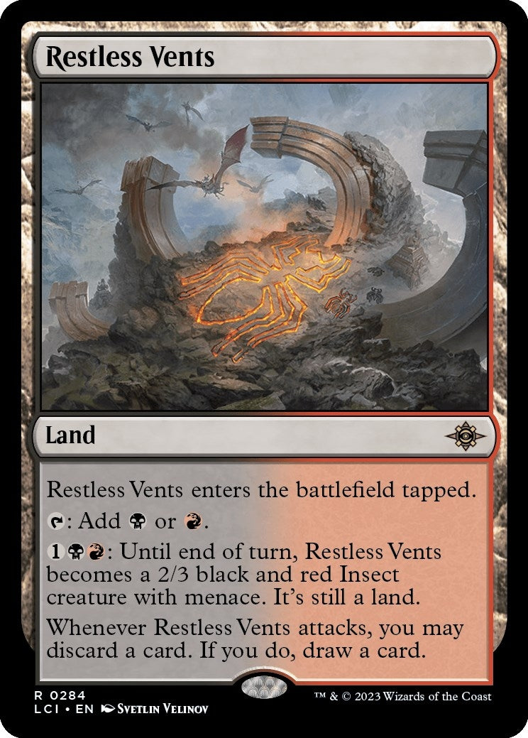 Image for Restless Vents (The Lost Caverns of Ixalan) (284) - Magic: The Gathering