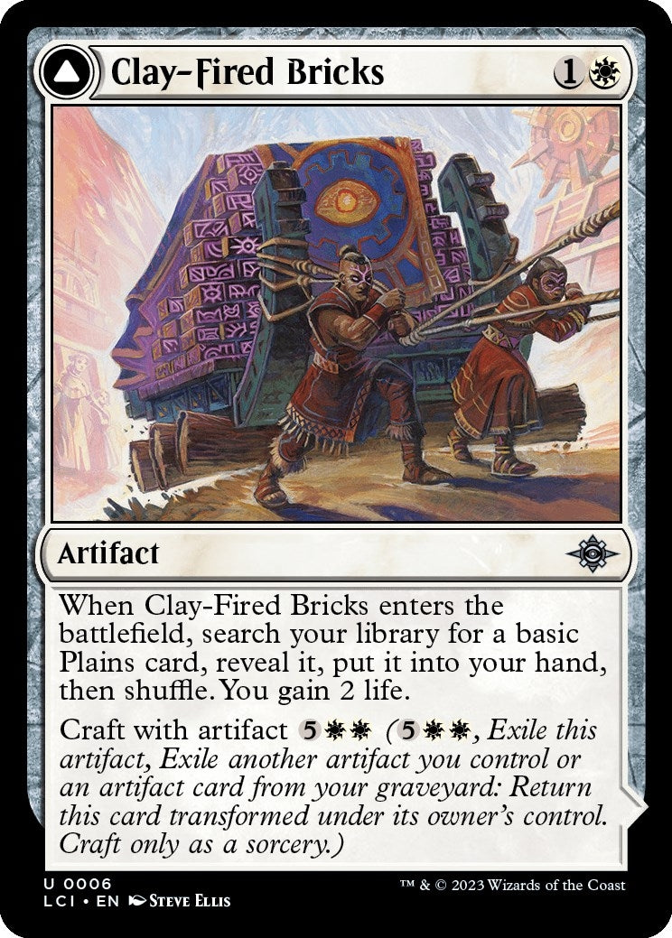 Image for Clay-Fired Bricks (The Lost Caverns of Ixalan) (6) - Magic: The Gathering