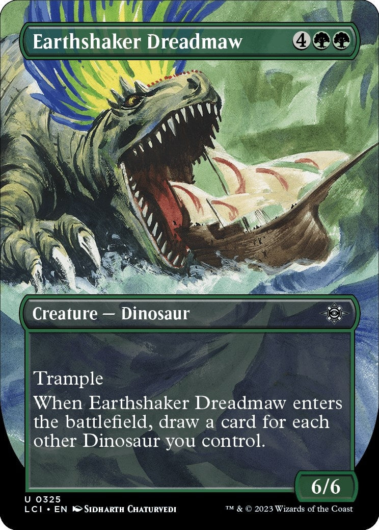 Image for Earthshaker Dreadmaw (Borderless) (The Lost Caverns of Ixalan) (325) - Magic: The Gathering