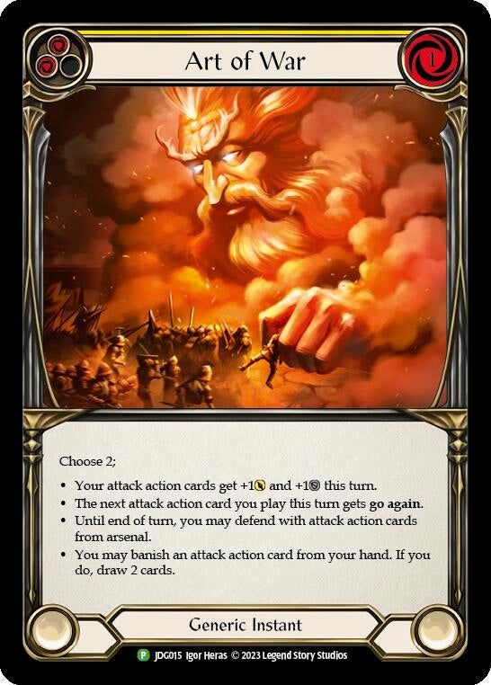 Image for Art of War - JDG015 (Flesh and Blood: Promo Cards) (JDG015) - Flesh and Blood TCG