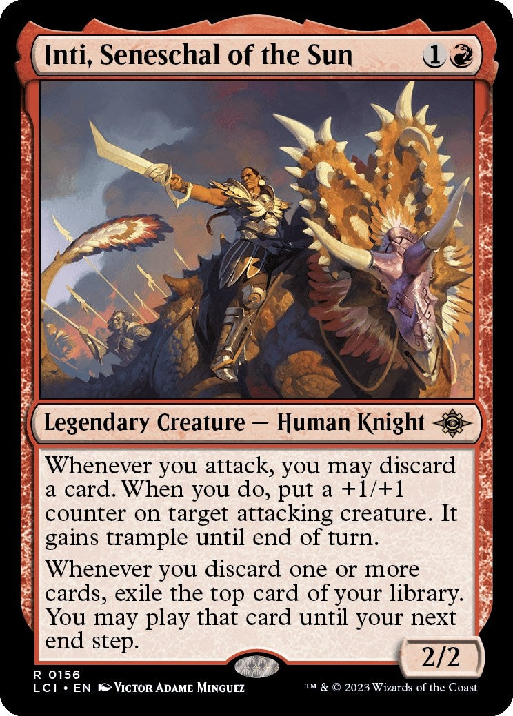 Image for Inti, Seneschal of the Sun (The Lost Caverns of Ixalan) (156) - Magic: The Gathering
