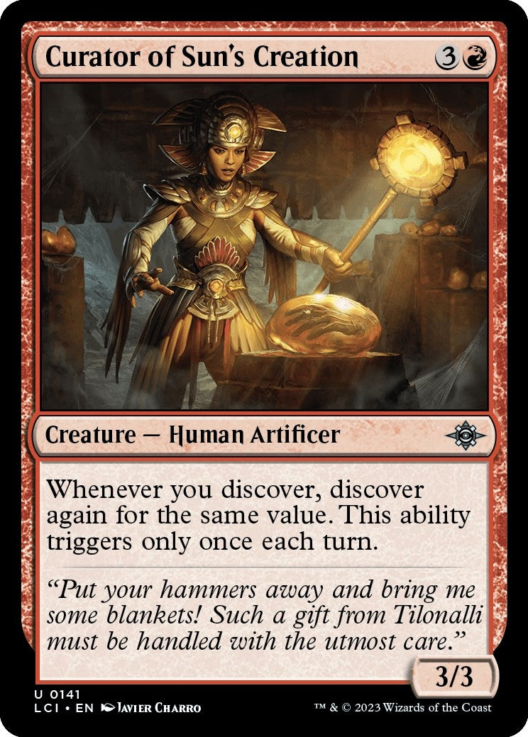 Image for Curator of Sun's Creation (The Lost Caverns of Ixalan) (141) - Magic: The Gathering