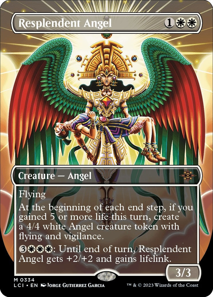Image for Resplendent Angel (Borderless) (The Lost Caverns of Ixalan) (334) - Magic: The Gathering