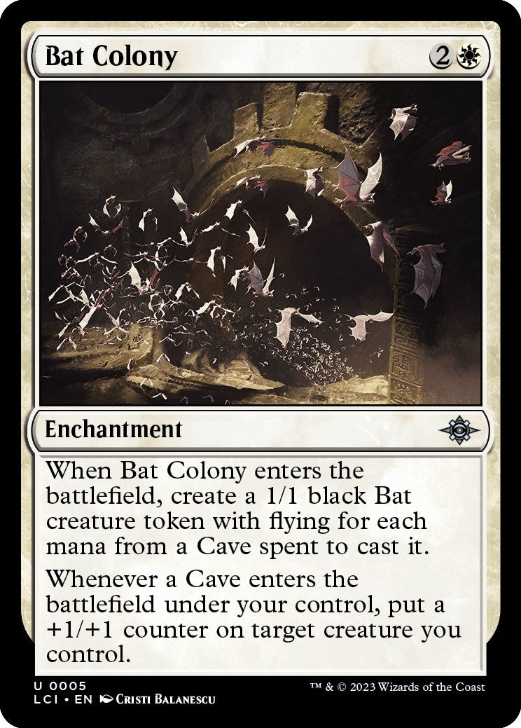 Image for Bat Colony (The Lost Caverns of Ixalan) (5) - Magic: The Gathering