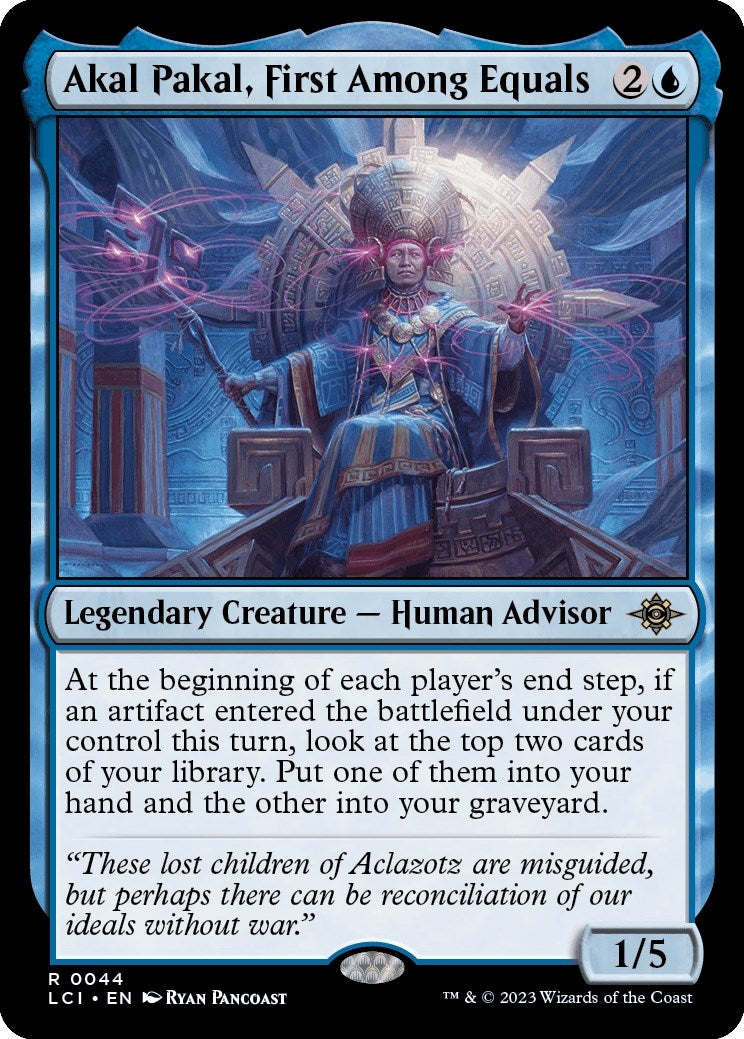 Image for Akal Pakal, First Among Equals (The Lost Caverns of Ixalan) (44) - Magic: The Gathering