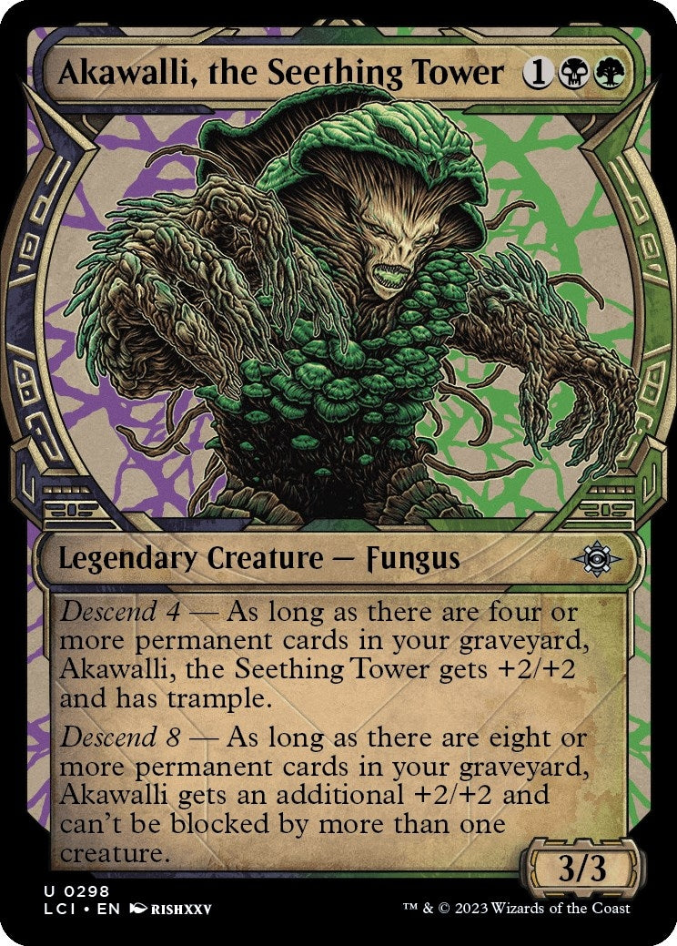 Image for Akawalli, the Seething Tower (Showcase) (The Lost Caverns of Ixalan) (298) - Magic: The Gathering