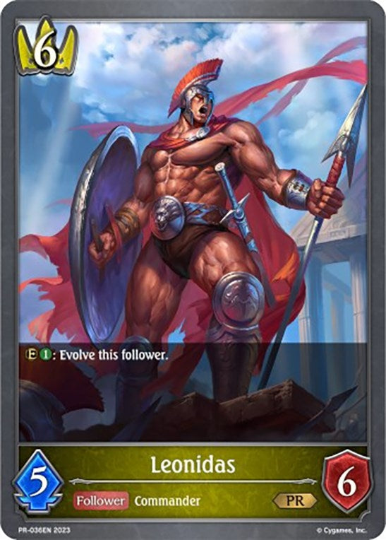 Image for Leonidas (Shadowverse: Evolve Promo Cards) (PR-036EN) - Shadowverse: Evolve
