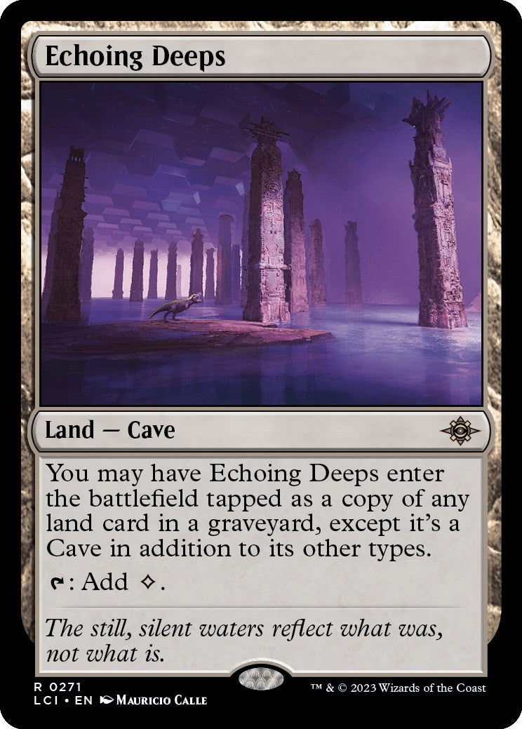 Image for Echoing Deeps (The Lost Caverns of Ixalan) (271) - Magic: The Gathering