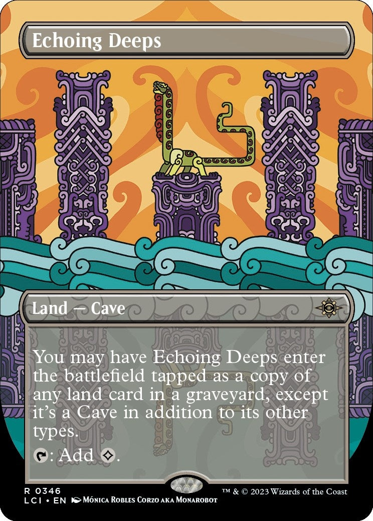 Image for Echoing Deeps (Borderless) (The Lost Caverns of Ixalan) (346) - Magic: The Gathering