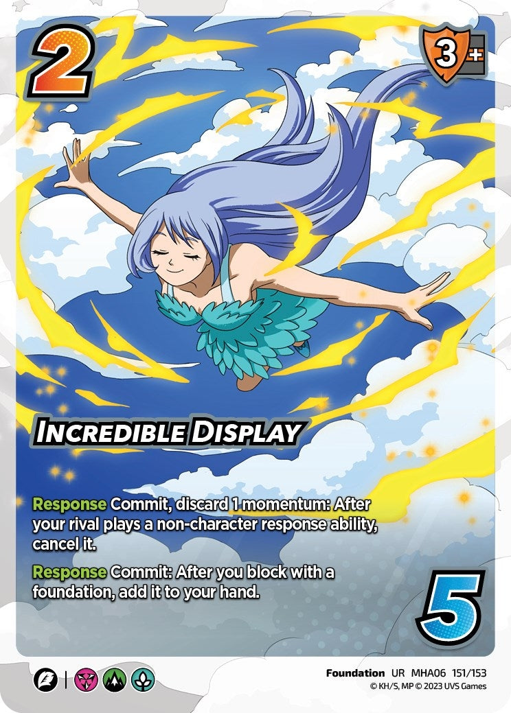 Image for Incredible Display (UniVersus: My Hero Academia: Jet Burn) (151/153) - UniVersus