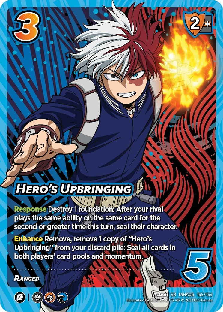 Image for Hero's Upbringing (UniVersus: My Hero Academia: Jet Burn) (155/153) - UniVersus