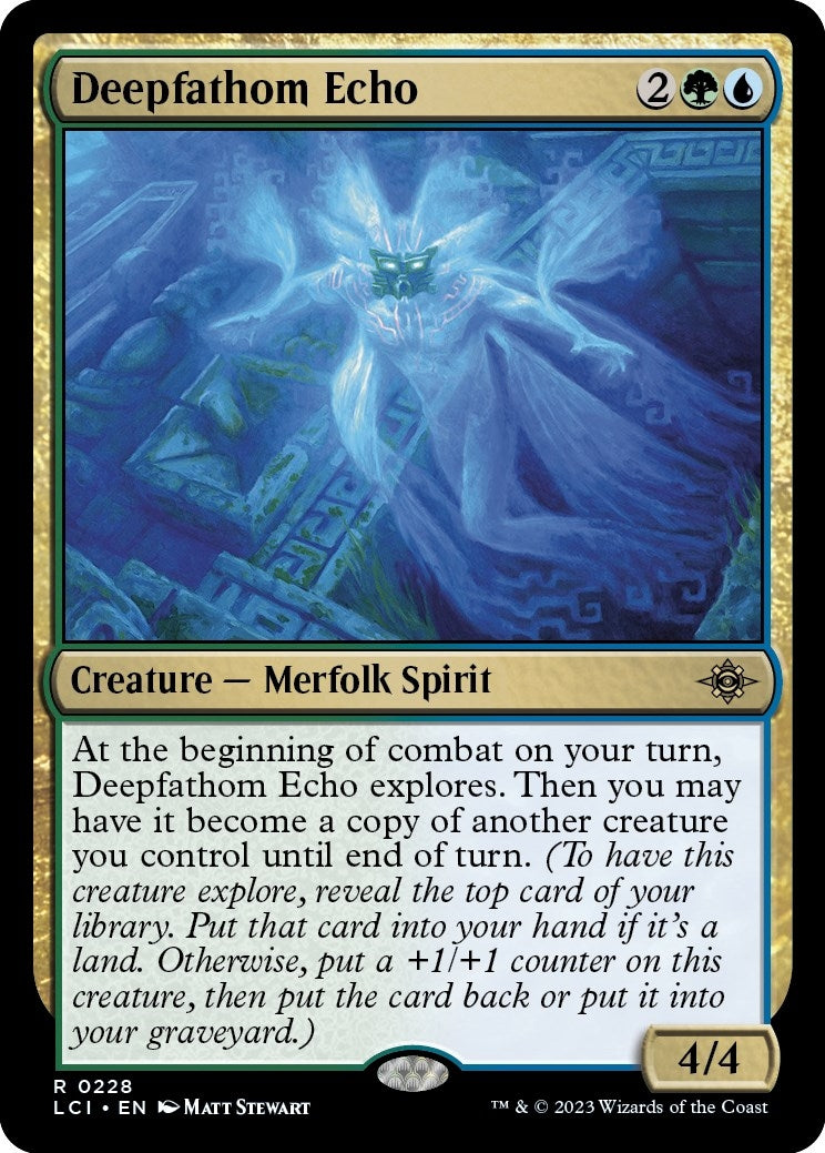 Image for Deepfathom Echo (The Lost Caverns of Ixalan) (228) - Magic: The Gathering
