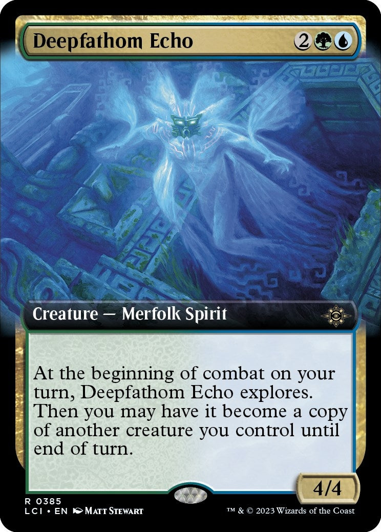 Image for Deepfathom Echo (Extended Art) (The Lost Caverns of Ixalan) (385) - Magic: The Gathering