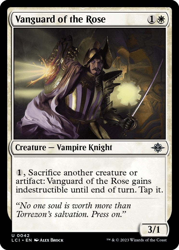 Image for Vanguard of the Rose (The Lost Caverns of Ixalan) (42) - Magic: The Gathering