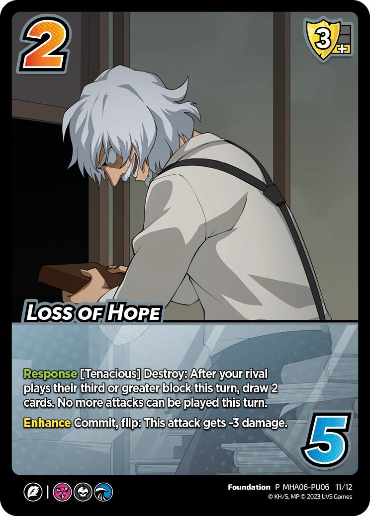 Image for Loss of Hope (Plus Ultra Pack 6) (UniVersus: My Hero Academia Promo Cards) (MHA06-PU06 11/12) - UniVersus