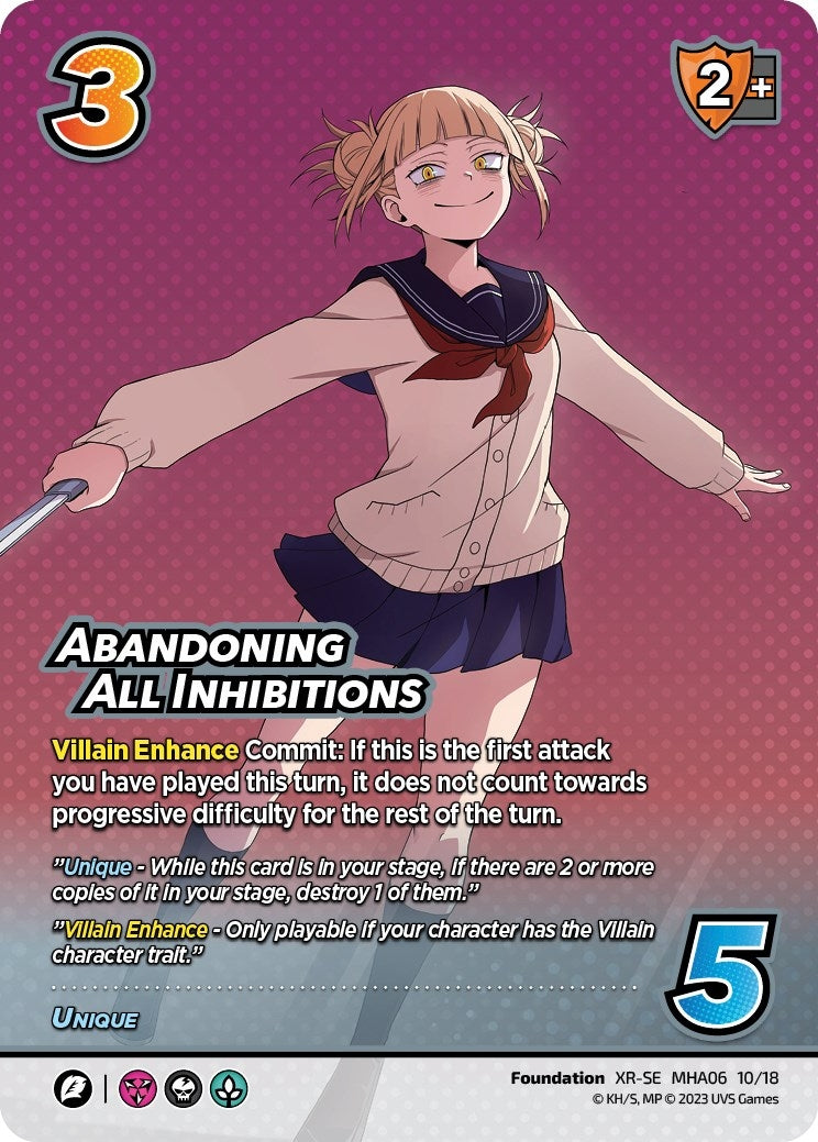 Image for Abandoning All Inhibitions (XR) (UniVersus: My Hero Academia: Jet Burn) (10/18) - UniVersus