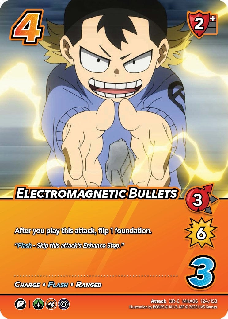 Image for Electromagnetic Bullets (XR) (UniVersus: My Hero Academia: Jet Burn) (124/153) - UniVersus