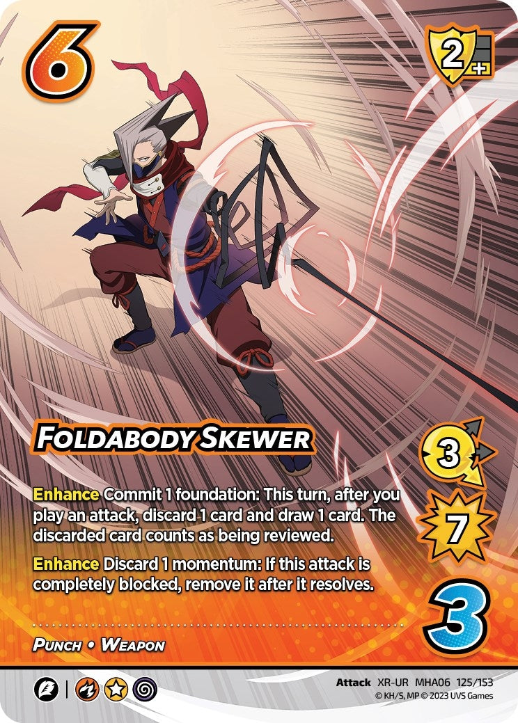 Image for Foldabody Skewer (XR) (UniVersus: My Hero Academia: Jet Burn) (125/153) - UniVersus