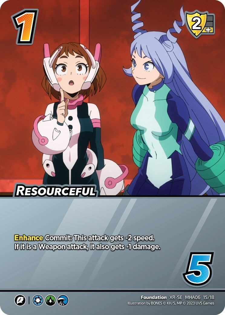 Image for Resourceful (XR) (UniVersus: My Hero Academia: Jet Burn) (15/18) - UniVersus
