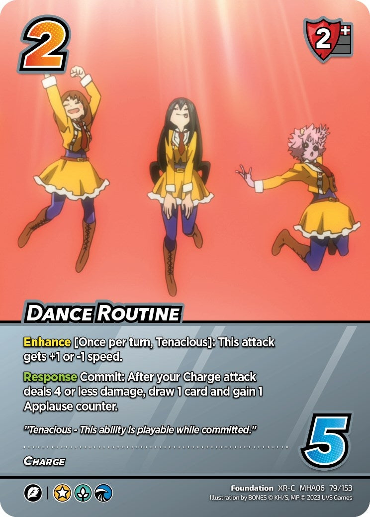 Image for Dance Routine (XR) (UniVersus: My Hero Academia: Jet Burn) (79/153) - UniVersus
