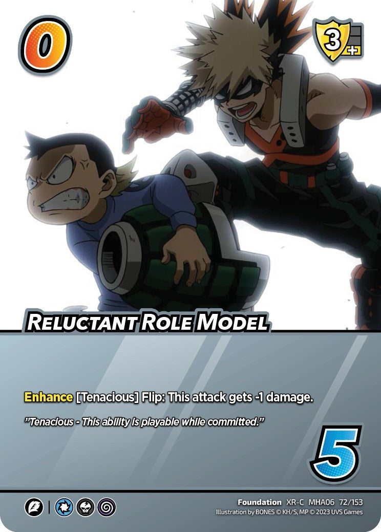 Image for Reluctant Role Model (XR) (UniVersus: My Hero Academia: Jet Burn) (72/153) - UniVersus