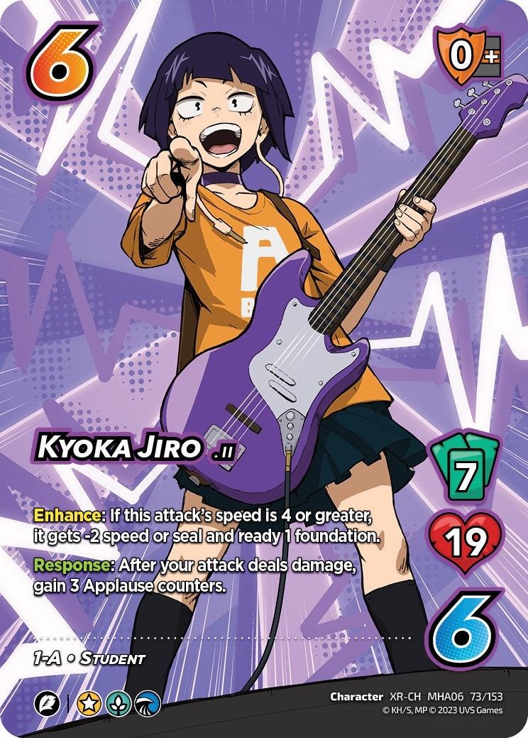 Image for Kyoka Jiro - 73/153 (XR) (UniVersus: My Hero Academia: Jet Burn) (73/153) - UniVersus