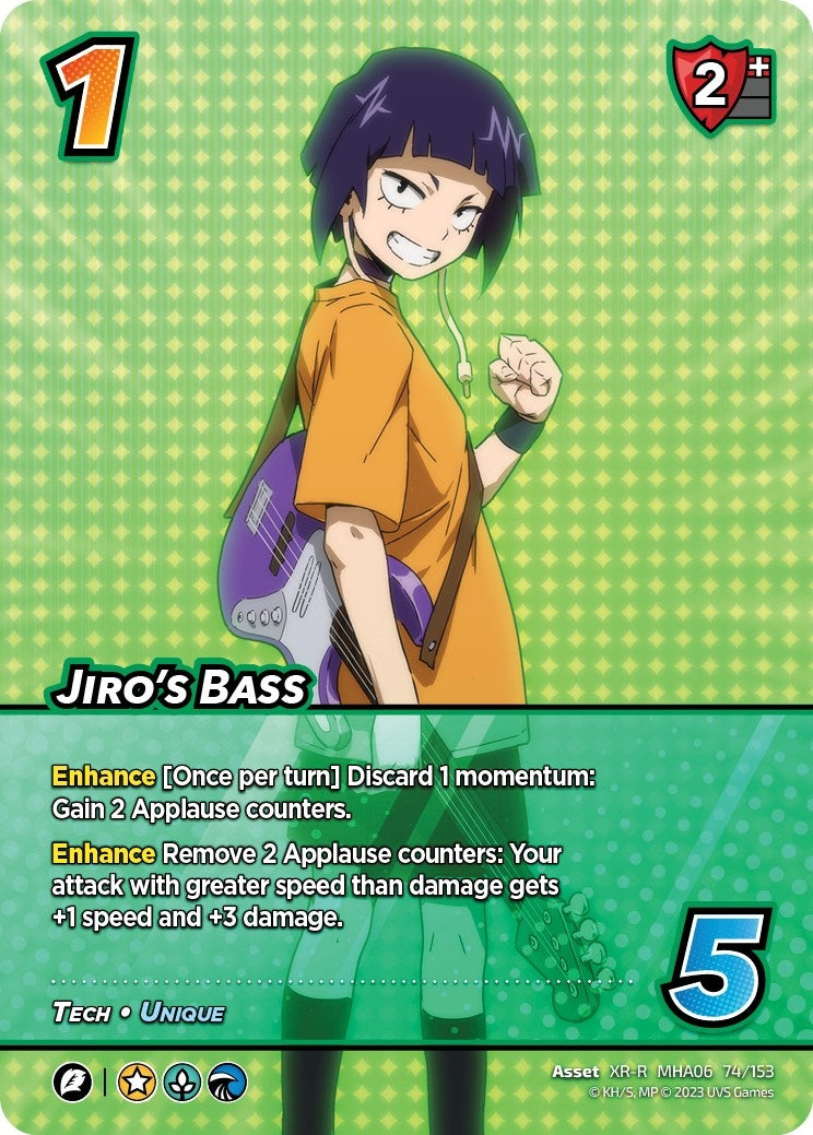 Image for Jiro's Bass (XR) (UniVersus: My Hero Academia: Jet Burn) (74/153) - UniVersus
