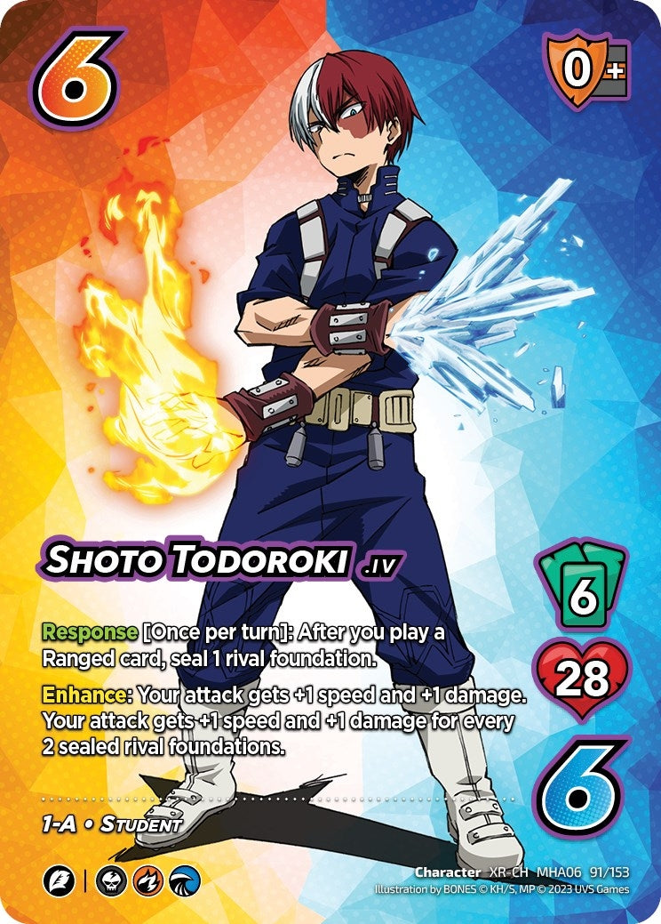 Image for Shoto Todoroki - 91/153 (XR) (UniVersus: My Hero Academia: Jet Burn) (91/153) - UniVersus
