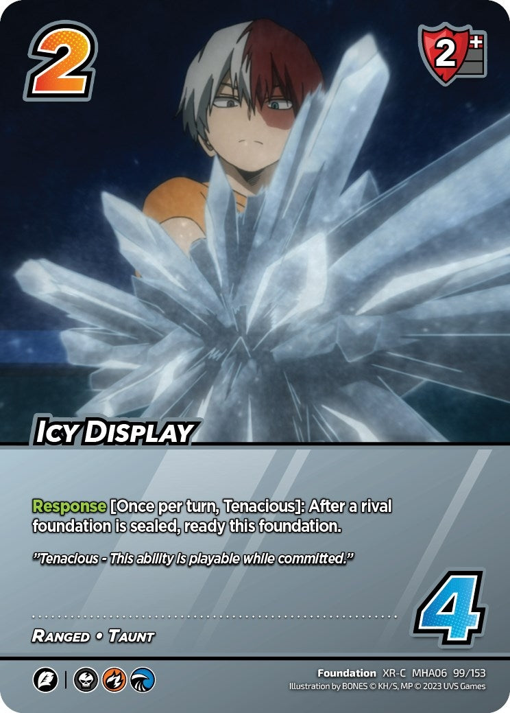 Image for Icy Display (XR) (UniVersus: My Hero Academia: Jet Burn) (99/153) - UniVersus