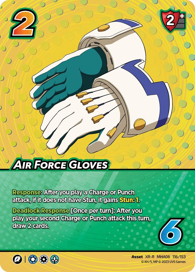 Image for Air Force Gloves (XR) (UniVersus: My Hero Academia: Jet Burn) (116/153) - UniVersus