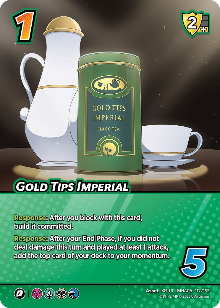 Image for Gold Tips Imperial (XR) (UniVersus: My Hero Academia: Jet Burn) (117/153) - UniVersus