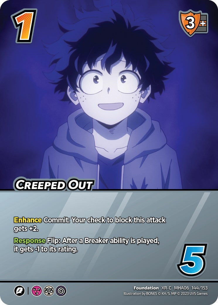 Image for Creeped Out (XR) (UniVersus: My Hero Academia: Jet Burn) (144/153) - UniVersus