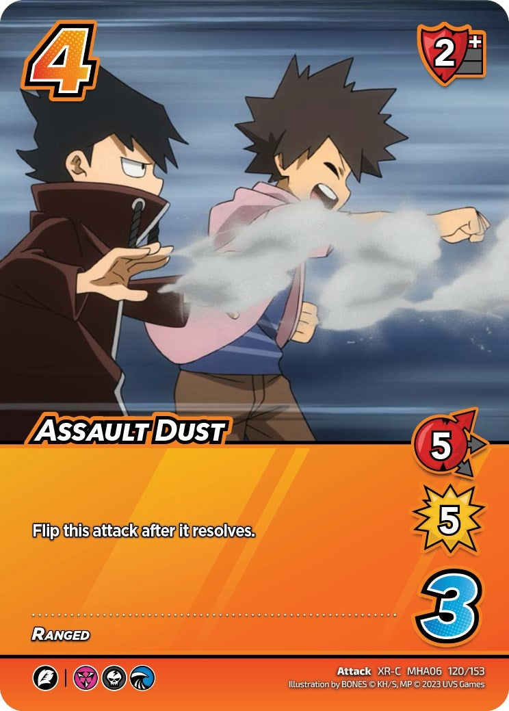 Image for Assault Dust (XR) (UniVersus: My Hero Academia: Jet Burn) (120/153) - UniVersus