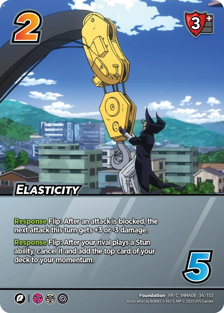 Image for Elasticity (XR) (UniVersus: My Hero Academia: Jet Burn) (34/153) - UniVersus