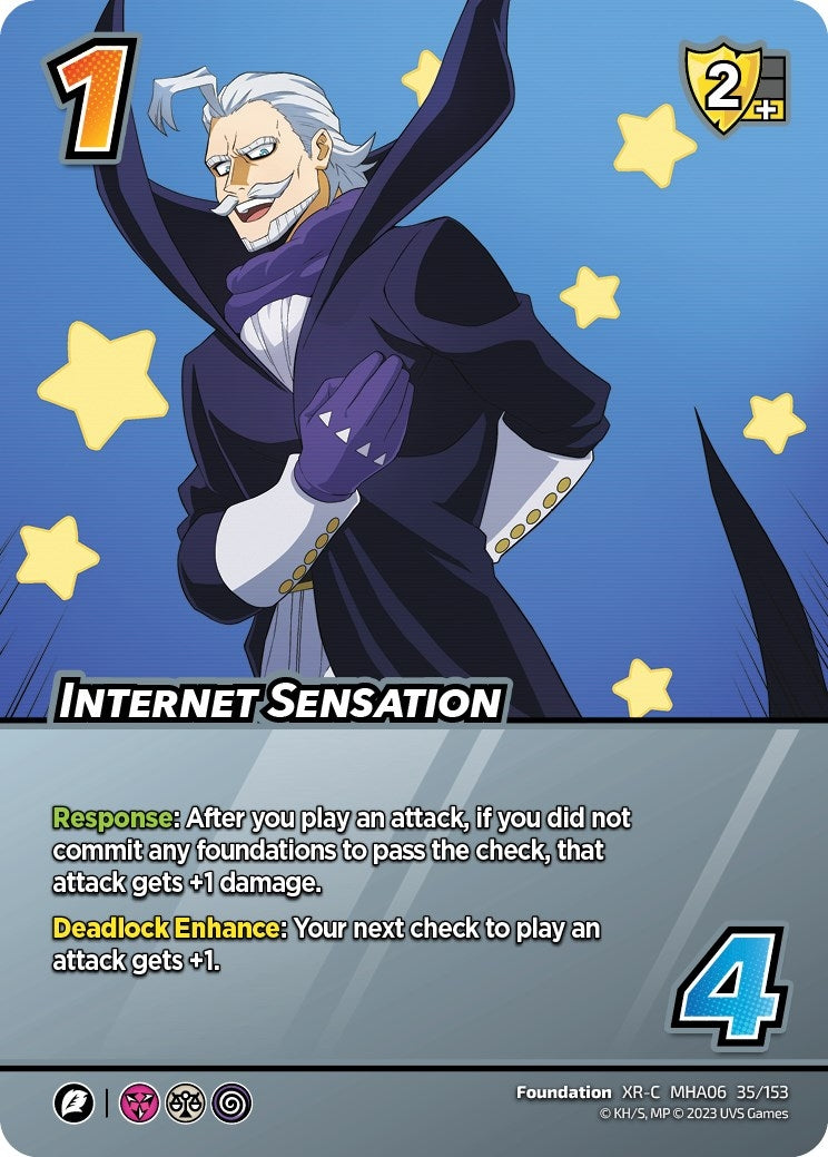 Image for Internet Sensation (XR) (UniVersus: My Hero Academia: Jet Burn) (35/153) - UniVersus