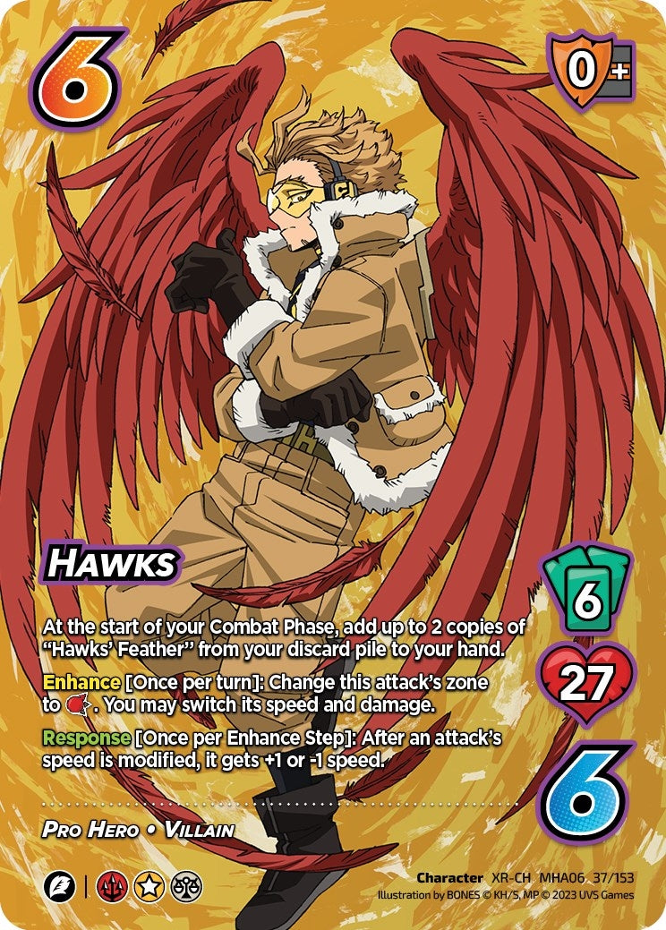 Image for Hawks (XR) (UniVersus: My Hero Academia: Jet Burn) (37/153) - UniVersus