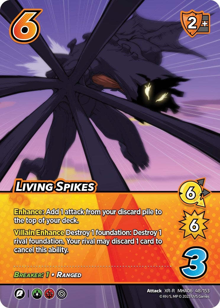 Image for Living Spikes (XR) (UniVersus: My Hero Academia: Jet Burn) (48/153) - UniVersus