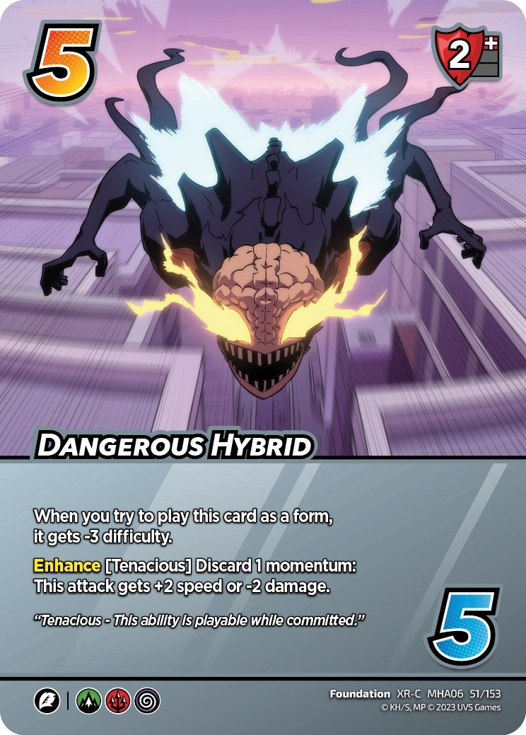 Image for Dangerous Hybrid (XR) (UniVersus: My Hero Academia: Jet Burn) (51/153) - UniVersus