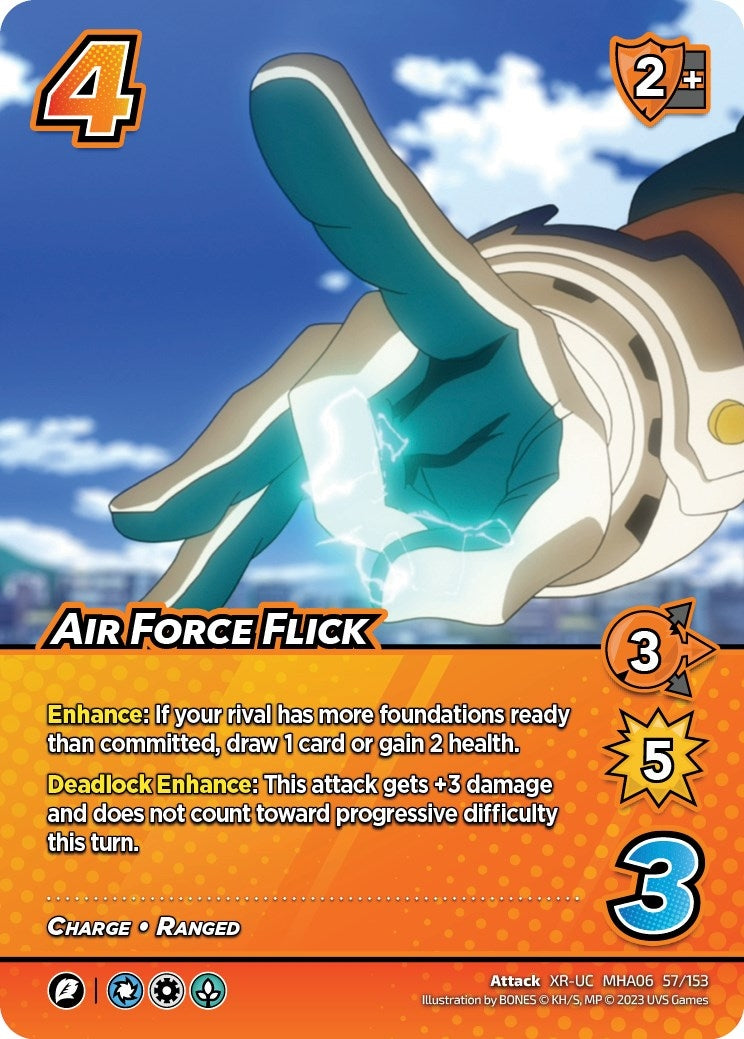 Image for Air Force Flick (XR) (UniVersus: My Hero Academia: Jet Burn) (57/153) - UniVersus