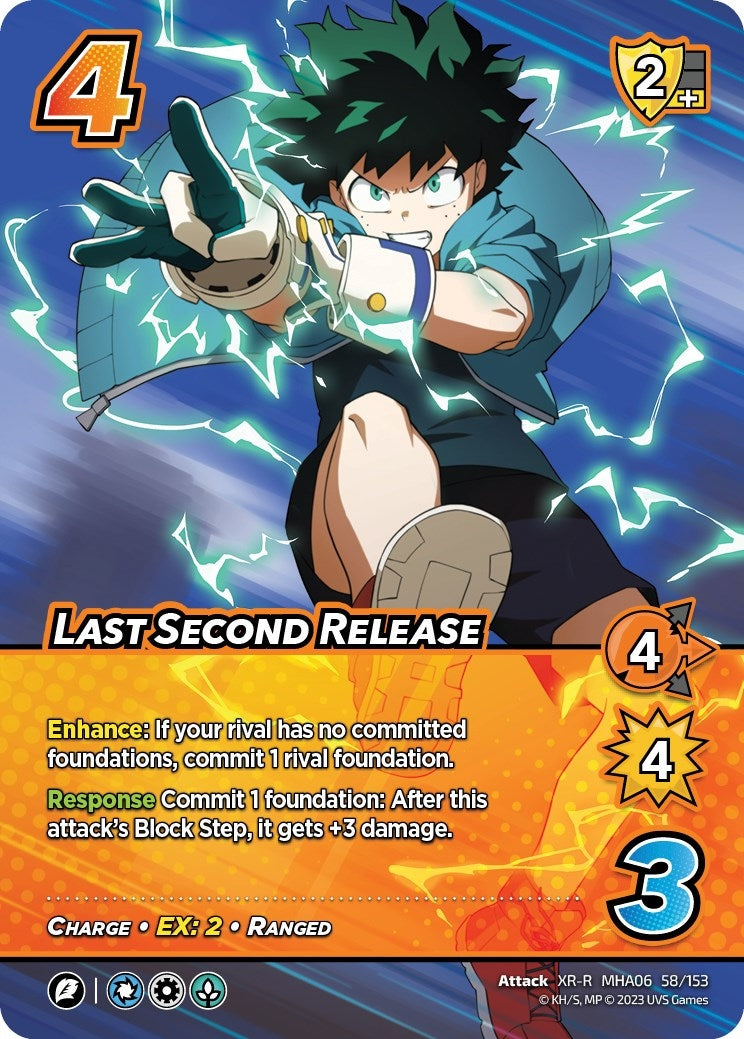 Image for Last Second Release (XR) (UniVersus: My Hero Academia: Jet Burn) (58/153) - UniVersus