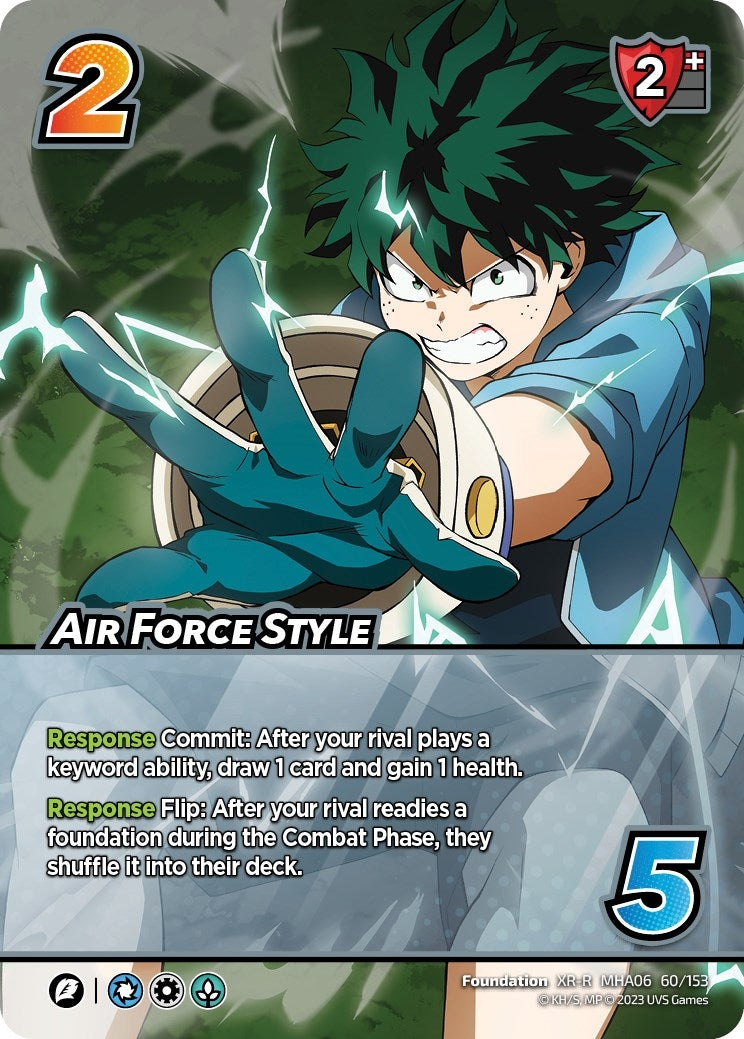Image for Air Force Style (XR) (UniVersus: My Hero Academia: Jet Burn) (60/153) - UniVersus