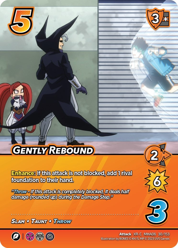 Image for Gently Rebound (XR) (UniVersus: My Hero Academia: Jet Burn) (30/153) - UniVersus