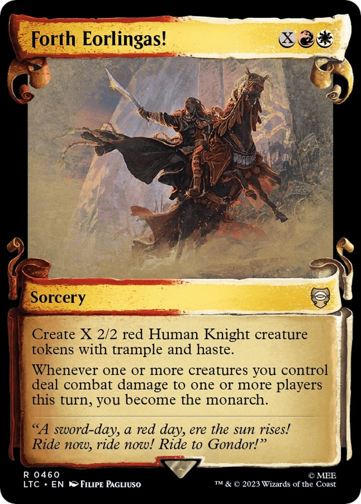Image for Forth Eorlingas! (Showcase Scrolls) (Commander: The Lord of the Rings: Tales of Middle-earth) (460) - Magic: The Gathering