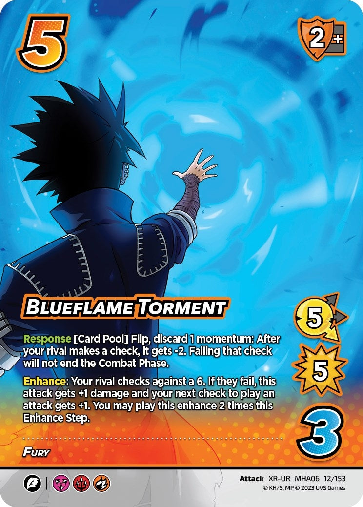 Image for Blueflame Torment (XR) (UniVersus: My Hero Academia: Jet Burn) (12/153) - UniVersus