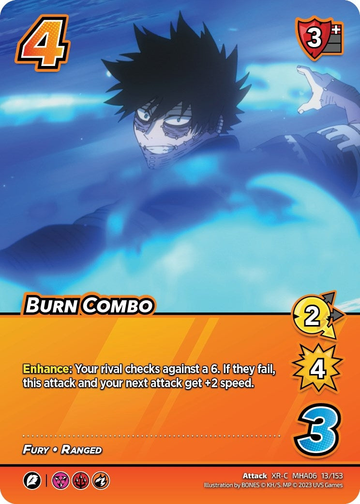 Image for Burn Combo (XR) (UniVersus: My Hero Academia: Jet Burn) (13/153) - UniVersus