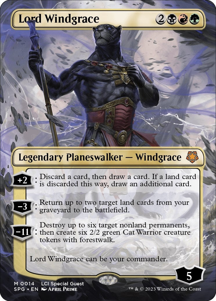 Image for Lord Windgrace (Borderless) (Special Guests) (14) - Magic: The Gathering