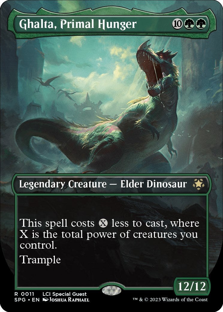 Image for Ghalta, Primal Hunger (Borderless) (Special Guests) (11) - Magic: The Gathering
