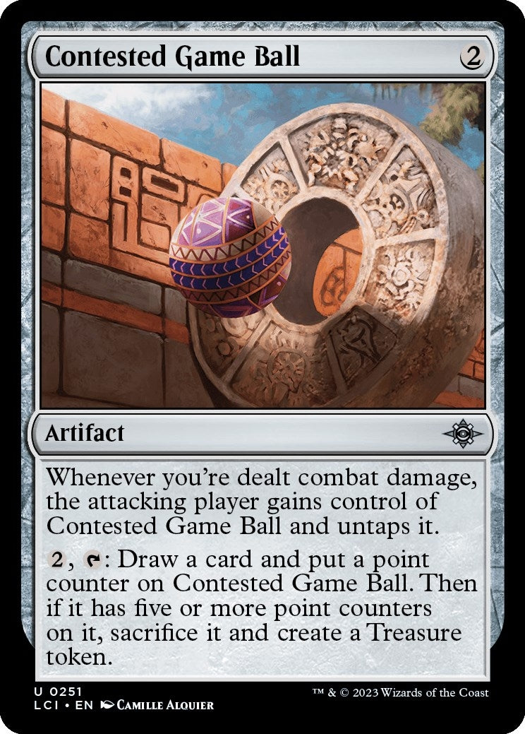 Image for Contested Game Ball (The Lost Caverns of Ixalan) (251) - Magic: The Gathering